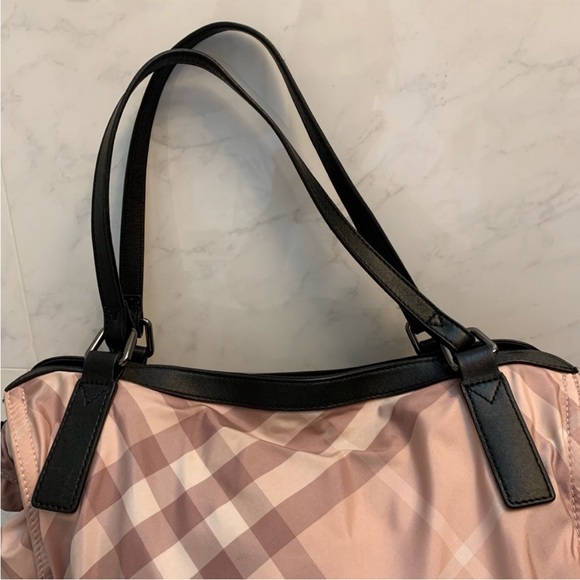 Pink Burberry Nova Check Shopper Tote w/  Pink Burberry Wallet - Picture 7 of 16